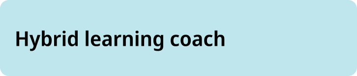 Hybrid learning coach