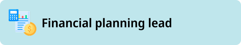 CFO / Financial planning lead