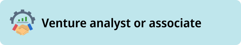 Venture analyst or associate